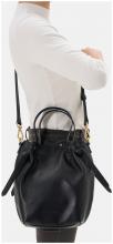 Kurzgrifftasche schwarz Leder FREDsBRUDER Just Easy Little Basket schwarz