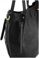 großes Shoppertasche schwarz Leder FREDsBRUDER Just Easy Hobo