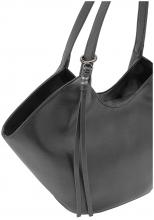 Tulip Shopper FREDsBRUDER My Bestie recycelt Damentasche dunkelgrau
