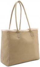 Shearlingoptik Henkeltasche Take All You Need Dark Cream FREDsBRUDER hellbeige