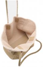Shearlingoptik Henkeltasche Take All You Need Dark Cream FREDsBRUDER hellbeige