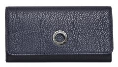 dunkelblaue Überschagbörse Mandarina Duck Mellow Leather Dress Blue