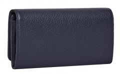 dunkelblaue Überschagbörse Mandarina Duck Mellow Leather Dress Blue