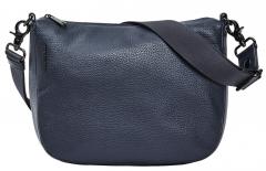 Mandarina Duck Beuteltasche Hobo Mellow Leather Dress Blue dunkelblau