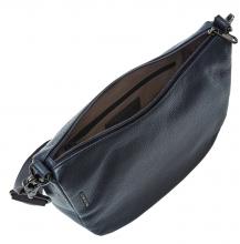 Mandarina Duck Beuteltasche Hobo Mellow Leather Dress Blue dunkelblau