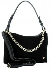 Caleidos Damen Handtasche Leder Black Caleidos Damen Handtasche Leder Black