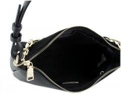 Caleidos Damen Handtasche Leder Black Caleidos Damen Handtasche Leder Black