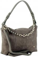 Caleidos Ledertasche mit Kette Caleidos Taupe Velours Caleidos Ledertasche mit Kette Caleidos Taupe Velours