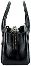 Caleidos Kurzgrifftasche Lackleder gekrinkelt Black Caleidos Kurzgrifftasche Lackleder gekrinkelt Black
