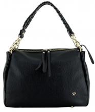 Caleidos Felltasche mit Kettendetails Black Animal Caleidos Felltasche mit Kettendetails Black Animal
