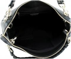 Caleidos Felltasche mit Kettendetails Black Animal Caleidos Felltasche mit Kettendetails Black Animal