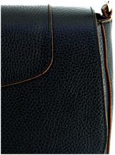 Caleidos Schultertasche schwarz mit braunen Akzenten Caleidos Schultertasche schwarz mit braunen Akzenten