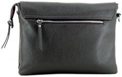 Caleidos Pochette Ledertasche schwarz Überschlag Caleidos Pochette Ledertasche schwarz Überschlag