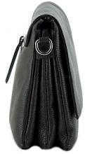 Caleidos Pochette Ledertasche schwarz Überschlag Caleidos Pochette Ledertasche schwarz Überschlag