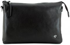 Caleidos Schultertasche italienisches Leder Dunkelbraun Caleidos Schultertasche italienisches Leder Dunkelbraun