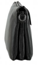 Caleidos Schultertasche italienisches Leder Dunkelbraun Caleidos Schultertasche italienisches Leder Dunkelbraun