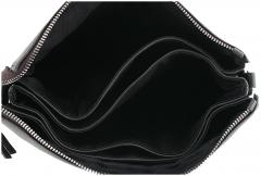 Caleidos Schultertasche italienisches Leder Dunkelbraun Caleidos Schultertasche italienisches Leder Dunkelbraun