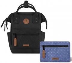 Cabaia klassisch schwarz Minirucksack Berlin XS vegan