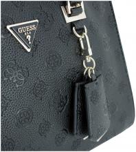 geprägte Kurzgrifftasche Guess Cresidia II schwarz 