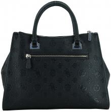 geprägte Kurzgrifftasche Guess Cresidia II schwarz 