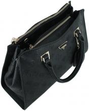 geprägte Kurzgrifftasche Guess Cresidia II schwarz 