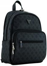 Reiserucksack Guess Wilder Travel Charcoal dunkelgrau Logoprint