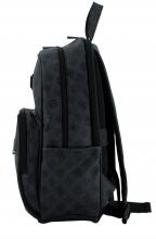 Reiserucksack Guess Wilder Travel Charcoal dunkelgrau Logoprint