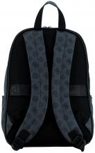 Reiserucksack Guess Wilder Travel Charcoal dunkelgrau Logoprint