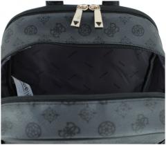 Reiserucksack Guess Wilder Travel Charcoal dunkelgrau Logoprint