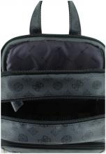 Reiserucksack Guess Wilder Travel Charcoal dunkelgrau Logoprint