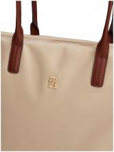 Tommy Hilfiger Popette Tote Medium Perlon Shopper Sandalwood Beige