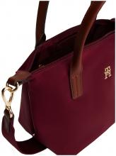 feminine Kurzgrifftasche Popette Mini Tote Tommy Hilfiger Deep Rouge
