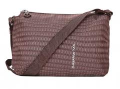 leichte Schultertasche dreigeteilt MD20 Grape Mandarina Duck Schimmererffekt