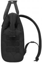 Cabaia Tagesrucksack klassisch Schwarz Steppnähte Nylon Niamey