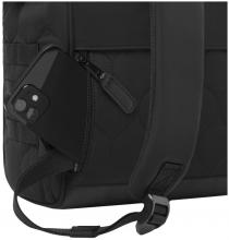 Cabaia Tagesrucksack klassisch Schwarz Steppnähte Nylon Niamey