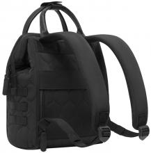 Cabaia Tagesrucksack klassisch Schwarz Steppnähte Nylon Niamey