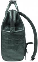 Metallicrucksack Cabaia dunkelgrün irisierend Lucerne wasserabweisend Medium