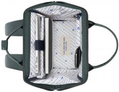 Metallicrucksack Cabaia dunkelgrün irisierend Lucerne wasserabweisend Medium