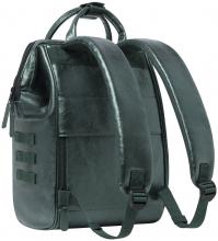 Metallicrucksack Cabaia dunkelgrün irisierend Lucerne wasserabweisend Medium