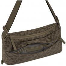 Kapten & Son Crossbodybag Perlon mit Leomuster Skara Small Dark Brown