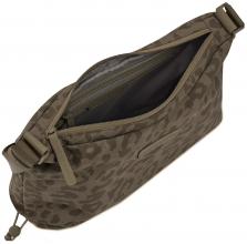 Kapten & Son Crossbodybag Perlon mit Leomuster Skara Small Dark Brown