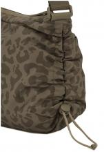 Kapten & Son Crossbodybag Perlon mit Leomuster Skara Small Dark Brown