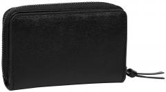 schwarze Lederbörse BURKELY Creased Crystal