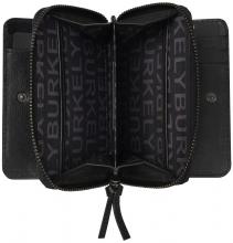 schwarze Lederbörse BURKELY Creased Crystal