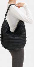 FREDsBRUDER Shopper Leder schwarz Riffeltier