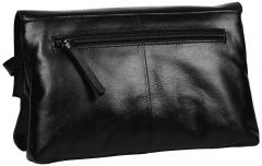 Burkely Schultertasche Leder Creased Crystal Black 
