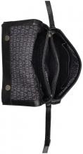 Burkely Schultertasche Leder Creased Crystal Black 