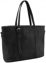 geräumige Henkeltasche FREDsBRUDER reversibel schwarz Clutch