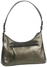 BURKELY Leder Handtasche Creased Crystal Gun Metal 
