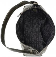 BURKELY Leder Handtasche Creased Crystal Gun Metal 